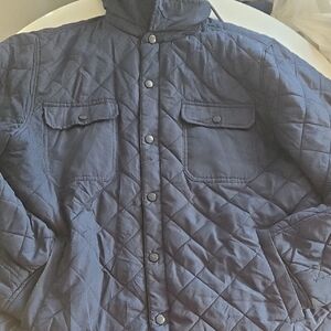 Arizona Jean Company Men's Quilted Puffer Jacket - Navy